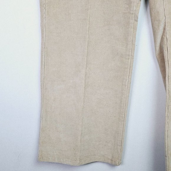Dressbarn Women's Beige Khaki Stretch 4 Pkt Corduroy Pants, Plus Size 18W, NWT - Picture 6 of 8